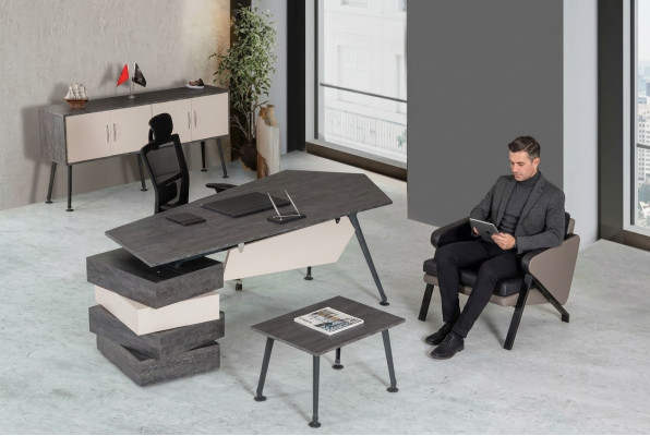 Office set desk study room complete 3 pcs office furnishings new