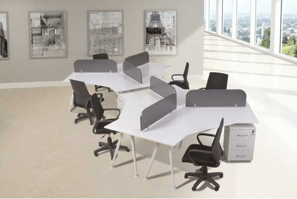 Large study desk office furniture office furnishings workstation wood