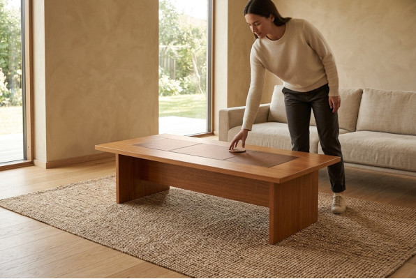 Office table conference table brown furniture design meeting table 240x120