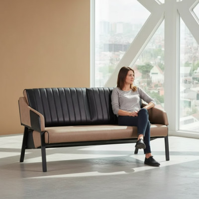 Office furniture luxury sofa 2-seater modern couch study room new