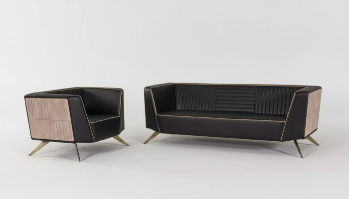 Office furniture sofa set 3+1 three-seater armchair study furniture furnishing