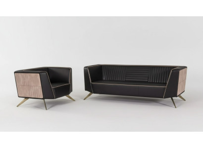 Office furniture sofa set 3+1 three-seater armchair study furniture furnishing