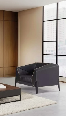 Designer office armchair textile furniture fabric study room furnishing upholstered armchair