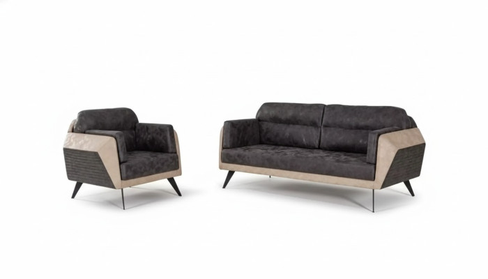 Modern sofa set three-seater couch armchair fabric furniture new set design 3+1