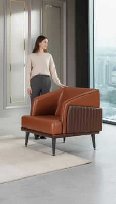 Luxury chair, modern style, study, upholstered fabric design, office furniture, new
