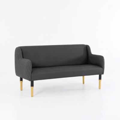 Living Room Sofa 2-Seater Luxury Couch Designer Seating Furniture New