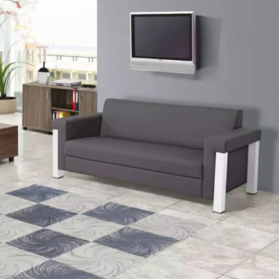 Sofa 3-seater home office textile furniture upholstery fabric couch modern designer