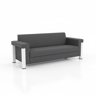 Sofa 3-seater home office textile furniture upholstery fabric couch modern designer