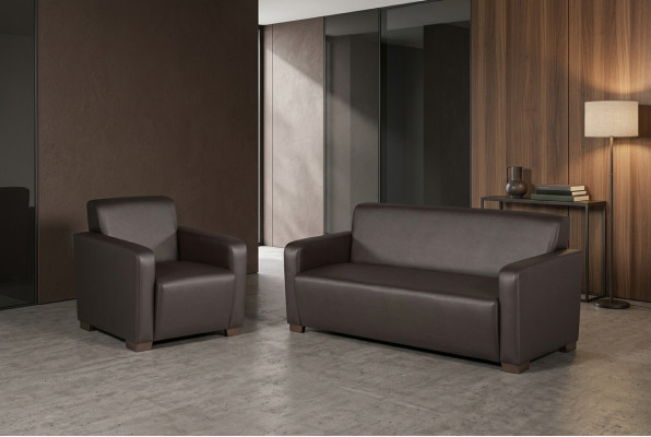 Black chair office furniture modern designer seat textile study