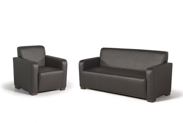 Black chair office furniture modern designer seat textile study