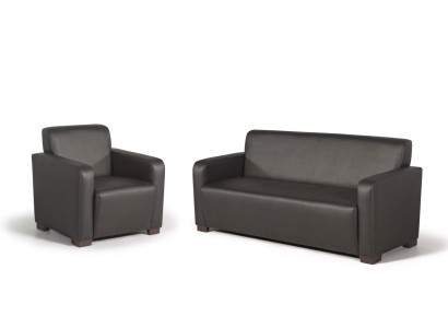 Black chair office furniture modern designer seat textile study