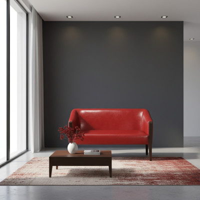 2-seater sofa study room style modern textile furniture office furniture luxury couch