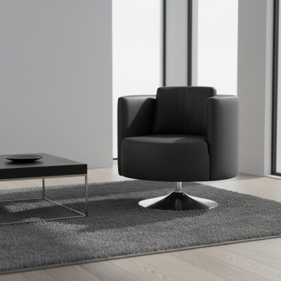 Office furniture armchair luxury black armchair upholstery textile modern design reclining chair