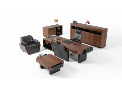 Large Office Cabinet Sideboard Luxury Wooden Furniture Study Room Furniture Shelf