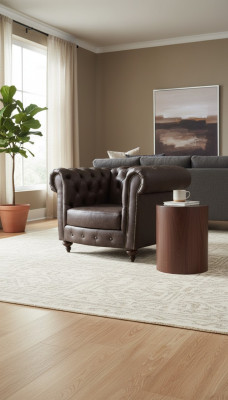 Chesterfield Armchair Couch 1 Seater Leather Lounge Seat Luxury Single Seater