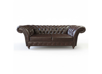 Chesterfield Sofa 3-Seater Couch Seat Luxury Couches Three-Seater 230cm