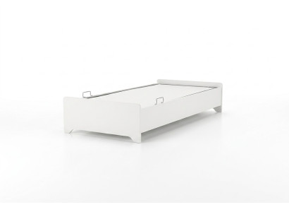 Bed White Bedroom Kids Room Beds Wood Wooden Bed 100x200cm