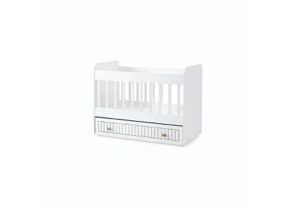 Baby bed children's bed bed set with drawer white in style for the children's room