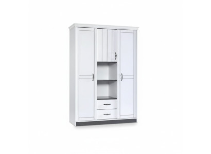 Country House Wardrobe Bedroom Furniture Wood White Cabinet Noble Cabinets