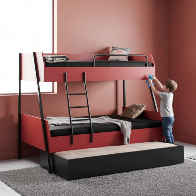 Youth bed, children's bed, kids design, modern bed, children's room, wooden beds