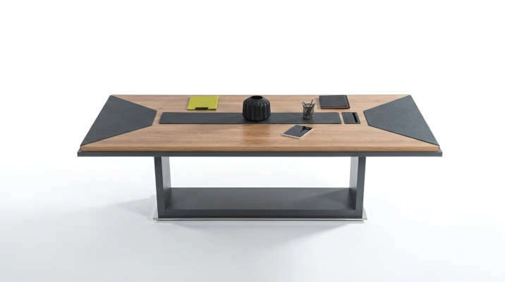 Comfortable stylish conference table desk office furniture wood