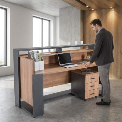 Designer tables for reception reception hotel office exhibition table new