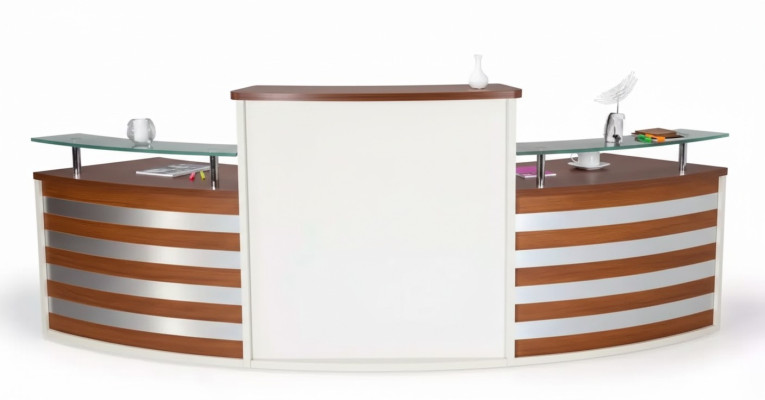 Aesthetic and comfortable reception desk in classic design