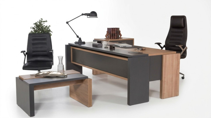 Luxury Desk Table Wood Design Office Furniture 206x102cm