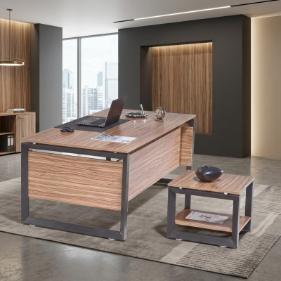 Brown Square Coffee Table Luxury Wood Furniture Living Room Design