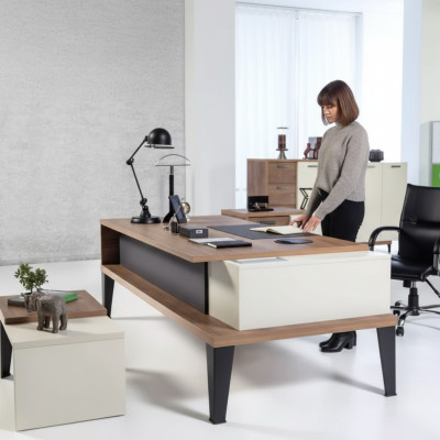 Designer desk exclusive office furniture table large executive desk