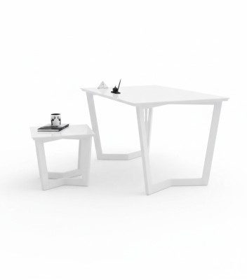 White Modern Coffee Table Wooden Furniture Exclusive Office Style Table
