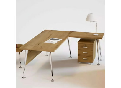Classic office furniture designer corner desk work table wooden furniture