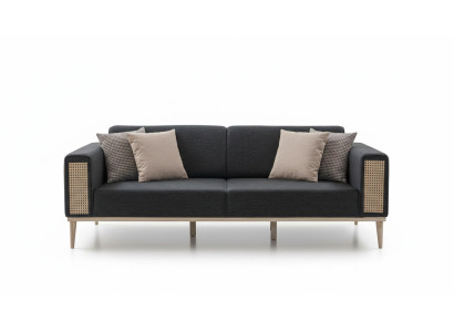 3-seater sofa high-quality design modern textile sofa living room