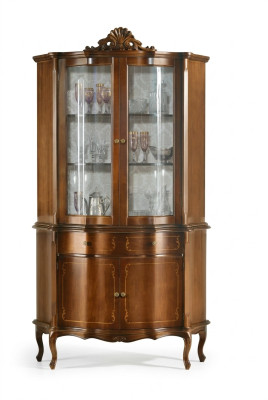 Wooden Display Case High-Quality Luxury Display Cabinet Classic Design Furniture Brown