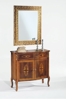 Brown Sideboard Luxury Wood Dresser Classic Console High-Quality Furniture