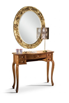 Classic console table designer brown wood dressing table new furniture