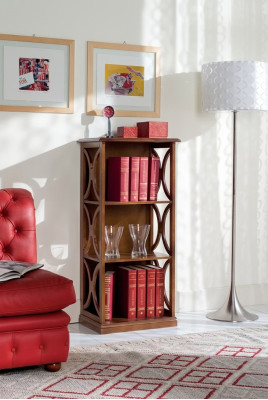 Classic Brown Bookshelf Cabinet Living Room Furniture Stylish