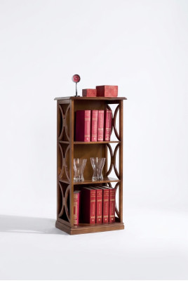 Classic Brown Bookshelf Cabinet Living Room Furniture Stylish