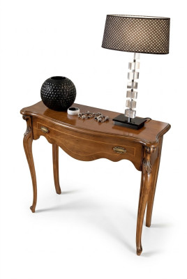 Brown luxury console table, drawer wooden furniture, bedroom design new