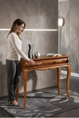 Classic console table wooden furniture luxury side table bedroom