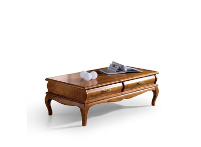 Coffee table classic style living room table drawers furniture design