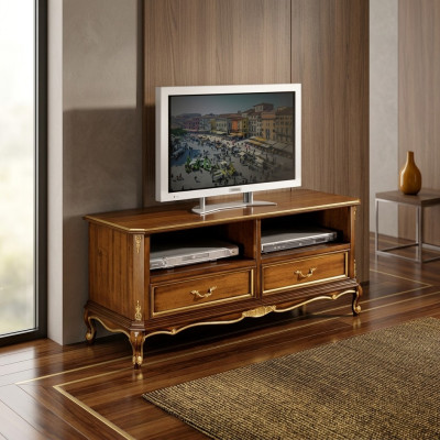 Classic Brown TV Stand High-Quality Sideboard Living Room Furniture