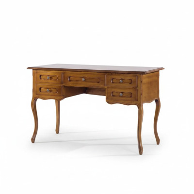 Brown office desk luxury study furniture wooden desk classic