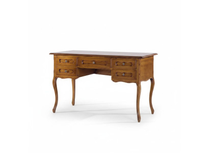 Brown office desk luxury study furniture wooden desk classic