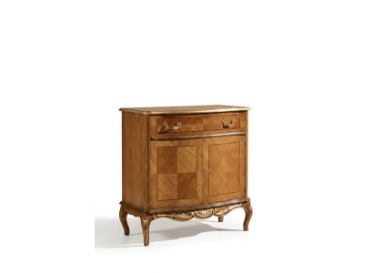 Brown classic dresser living room furniture wooden decor sideboard