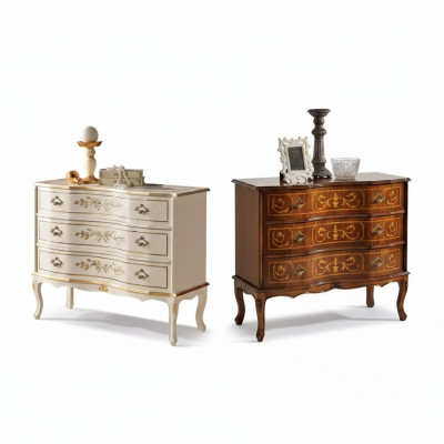 Exclusive luxurious new brown wood dresser for the living room