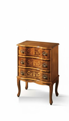 Classic Small Chest of Drawers 3 Drawers Living Room Wooden Furniture Design