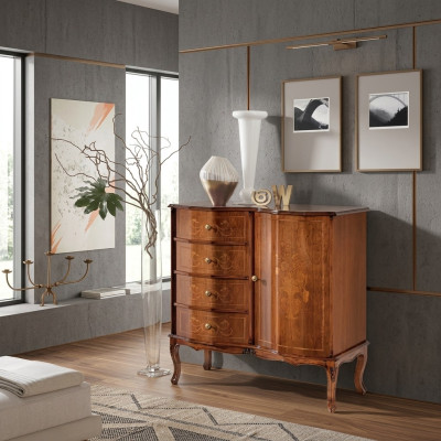 Classic Dresser Luxury Storage Console with Drawer Design