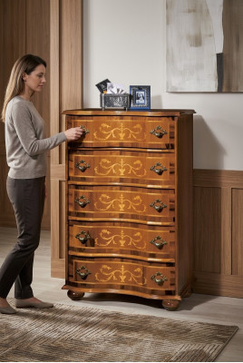Classic designer wooden dresser living room furniture with drawers console