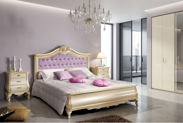 Bed design luxurious Chesterfield double bed for bedroom wooden furniture bed